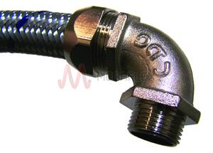 Nickel Plated Brass 90 Degree Elbow Fitting