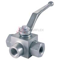 BSP Parallel Female Ball Valve 3 Way T Ported