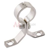 Chrome Plated Brass Pipe Clips 15-28mm OD