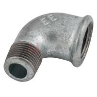 90° Elbow Male/Female Pipe Fitting Black EE