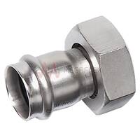 S9000 Union Adaptor Flat Seal Stainless Steel EPDM