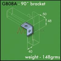 90° Brackets 1  Hole