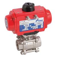 Pneumatic Act Stainless Steel Ball Valves