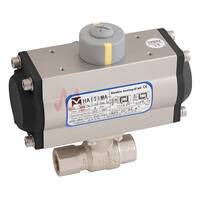 Haitima Pneumatic Actuated Brass Ball Valves