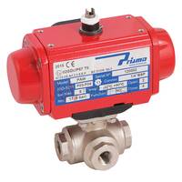 Pneumatic Actuated Brass Ball Valve