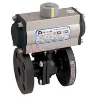 ASA150 Carbon Steel Ball Valves Pneumatic Actuator