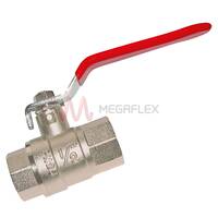 BSP Brass Ball Valve Red