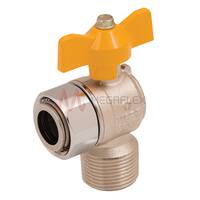 3/4″ Brass Ball Valve Yellow