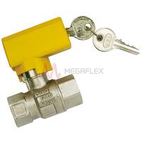 Brass Ball Valves Lockable