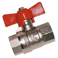 Red T Handle Brass Ball Valves