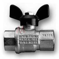 1″ BSP Brass Ball Valve Aluminium