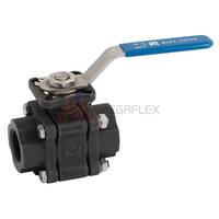 BSPP 3-Piece Reduced Bore Ball Valve FSAS