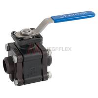 NBBW FSAS Carbon Steel 3-Piece Full Bore Ball Valve 2000PSI