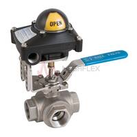 Stainless Steel 3-Way L Port Ball Valve