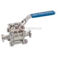 Stainless Steel 3-Piece Ball Valves