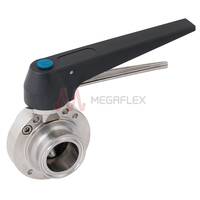 Hygienic Butterfly Valves Stainless Steel Clamp End