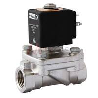 2/2 Stainless Steel Solenoid Valves FKM 24V DC 230VAC