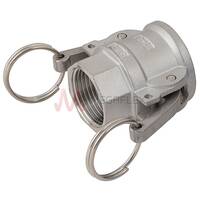 Camlock Type D BSPP Female Stainless Steel