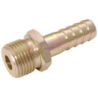BSPP Male x Hose Steel Plated