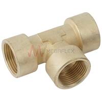 BSPP Equal Tees Brass