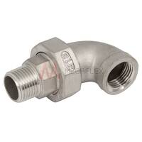 Flat Union Elbow 316 Stainless Steel