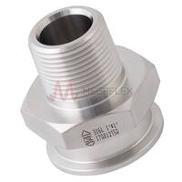 NPT Male Clamp Fittings Stainless Steel