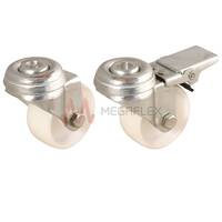 LSV Swivel Bolt Hole Castors w/Brake