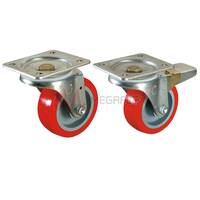 Brake Swivel Castors Poly