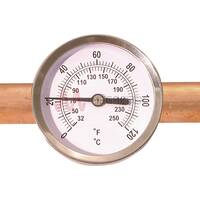 ETI 0-120°C Dial Pipe Thermometer