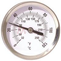 Magnetic Dial Thermometer 0-120°C