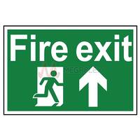 Fire Exit Sign - Arrow Up