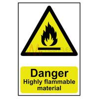 Flammable Material Sign