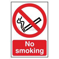 No Smoking Sign 200x300mm