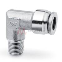 Male Elbow Push-Fit Fittings Stainless Steel