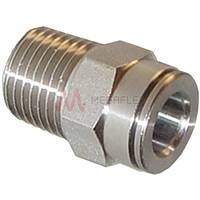 Male Stud 4-12mm Stainless Steel BSPT/BST