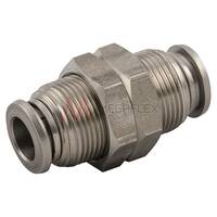 Bulkhead Push-Fit Fittings 316 Stainless Steel