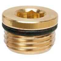 Metric Male Plug Brass