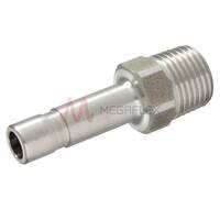 Male Stud BSPP 8-12mm Stainless Steel Push Fit
