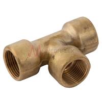 Equal Tee Connectors Imperial Brass