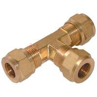 Imperial Brass Compression Tee Fittings