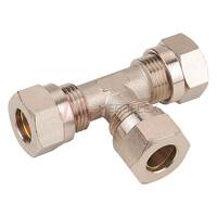 Metric Compression Tee Fittings
