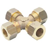 Metric Brass Cross Fittings