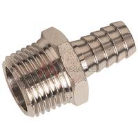 BSPT Male Hose Tails Nickel Plated Brass