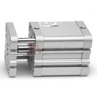 1/8″ BSP Female Ports Series 32 Compact Double Acting Cylinder Aluminium & Stainless
