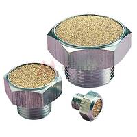 BSPP Male Exhaust Filters Al Alloy