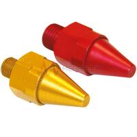 Alloy & Stainless Steel Nozzles BSP Gold/Red