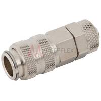 Pneumatic Couplings 6-8 & 4-6mm Nickel Plated