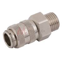 1/4″ BSPP Male Coupling Brass