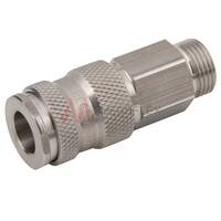 BSPP Male Couplings Stainless Steel