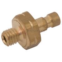 M3 Metric Male Plug Brass